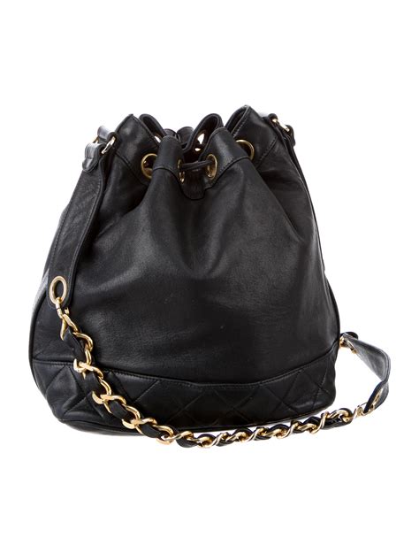 vintage chanel bucket bag